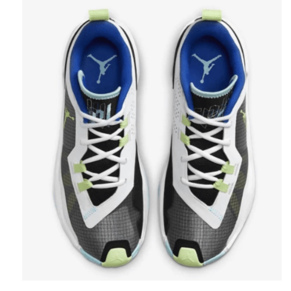 Jordan One Take 4 Mens Basketball Shoes White Coppa Lime Size 12 - Picture 2 of 16